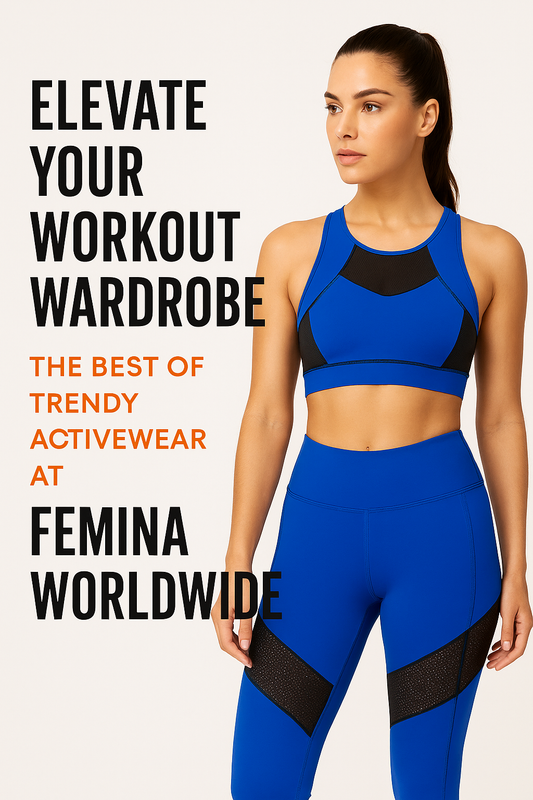 🔥 Elevate Your Workout Wardrobe: The Best of Trendy Activewear at Femina Worldwide