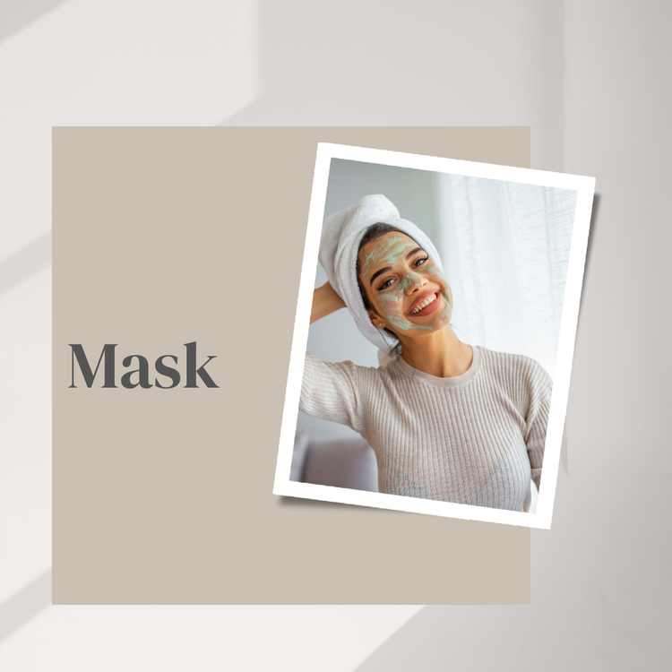 Cream Minimalist Simple Clay Mask