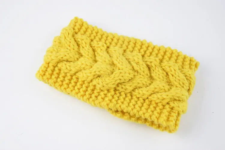 Acrylic Thick Wool Knitted Headband Diagonally Crossed Hair Accessories For Women My Store