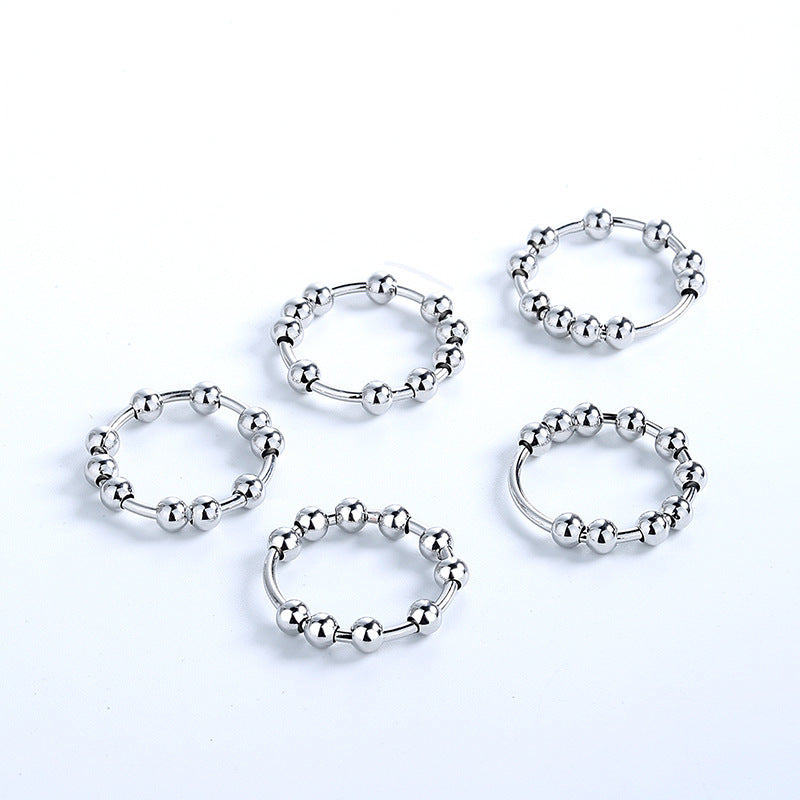 New Cross-border Creative Stress Relief Accessories Women Rings