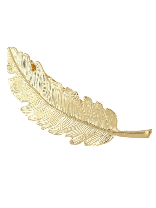Hair Accessories Gold Silver Feather Metal Hairgrips Hair Clips Hair