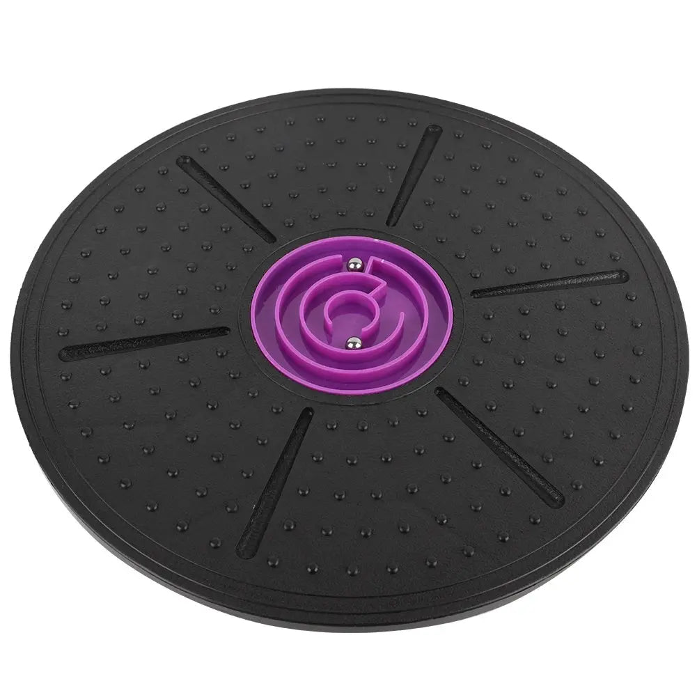 Purple Labyrinth Wobble Balance Board Yoga Training Fitness Exercise Stability Disc My Store