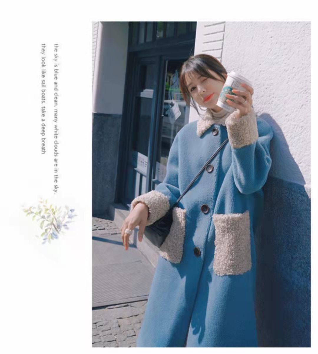Women's Mid-length Thickened Faux Lamb Plush Coat