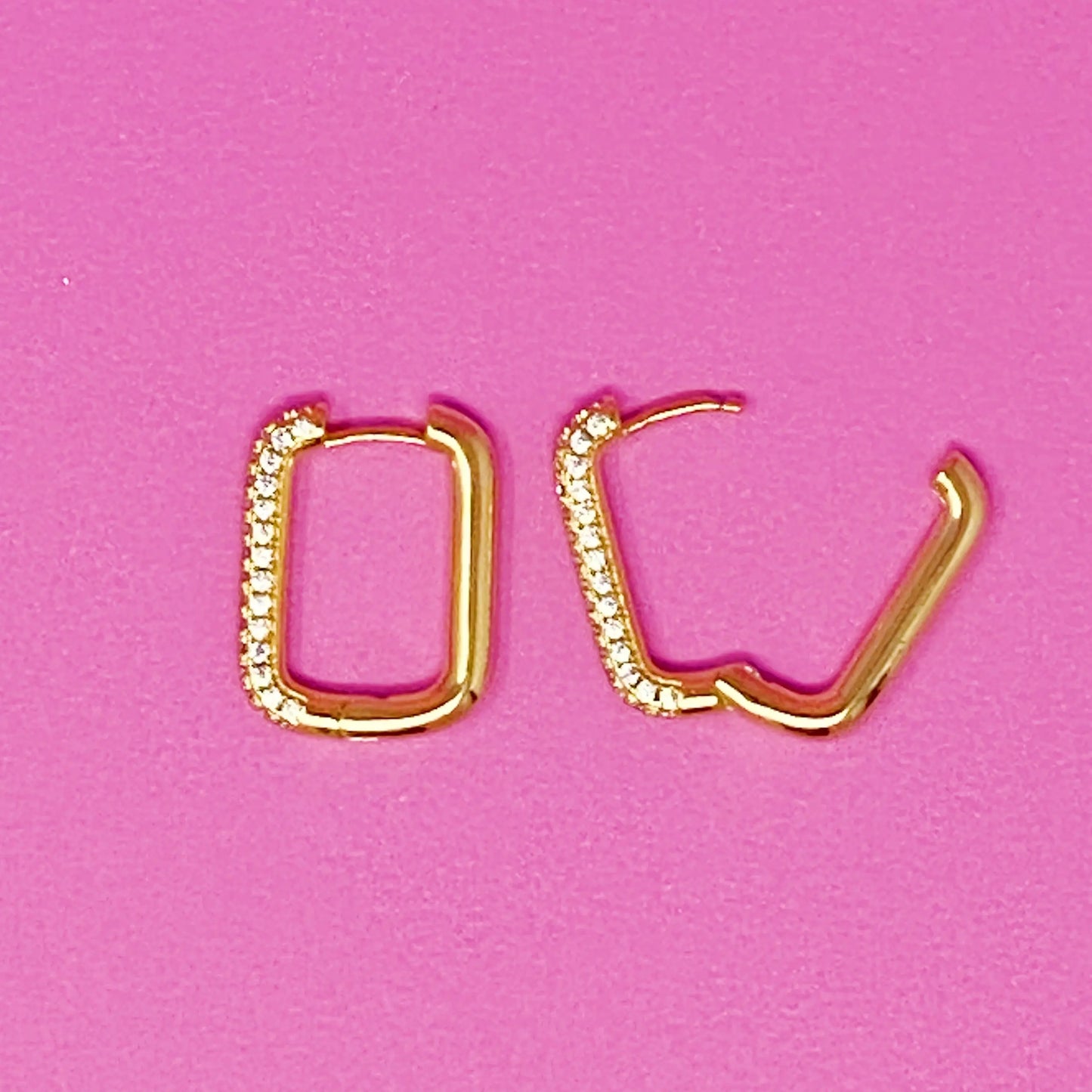 So Chic Hoop Earrings Fuchsia Hercules