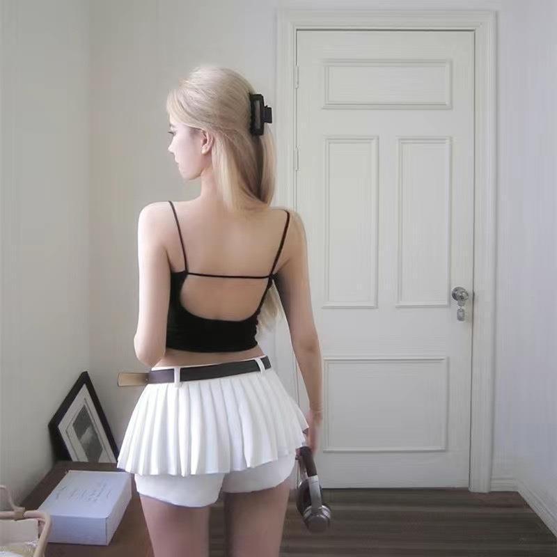Inner Design Short Top Outer Wear Chest Pad Camisole For Women