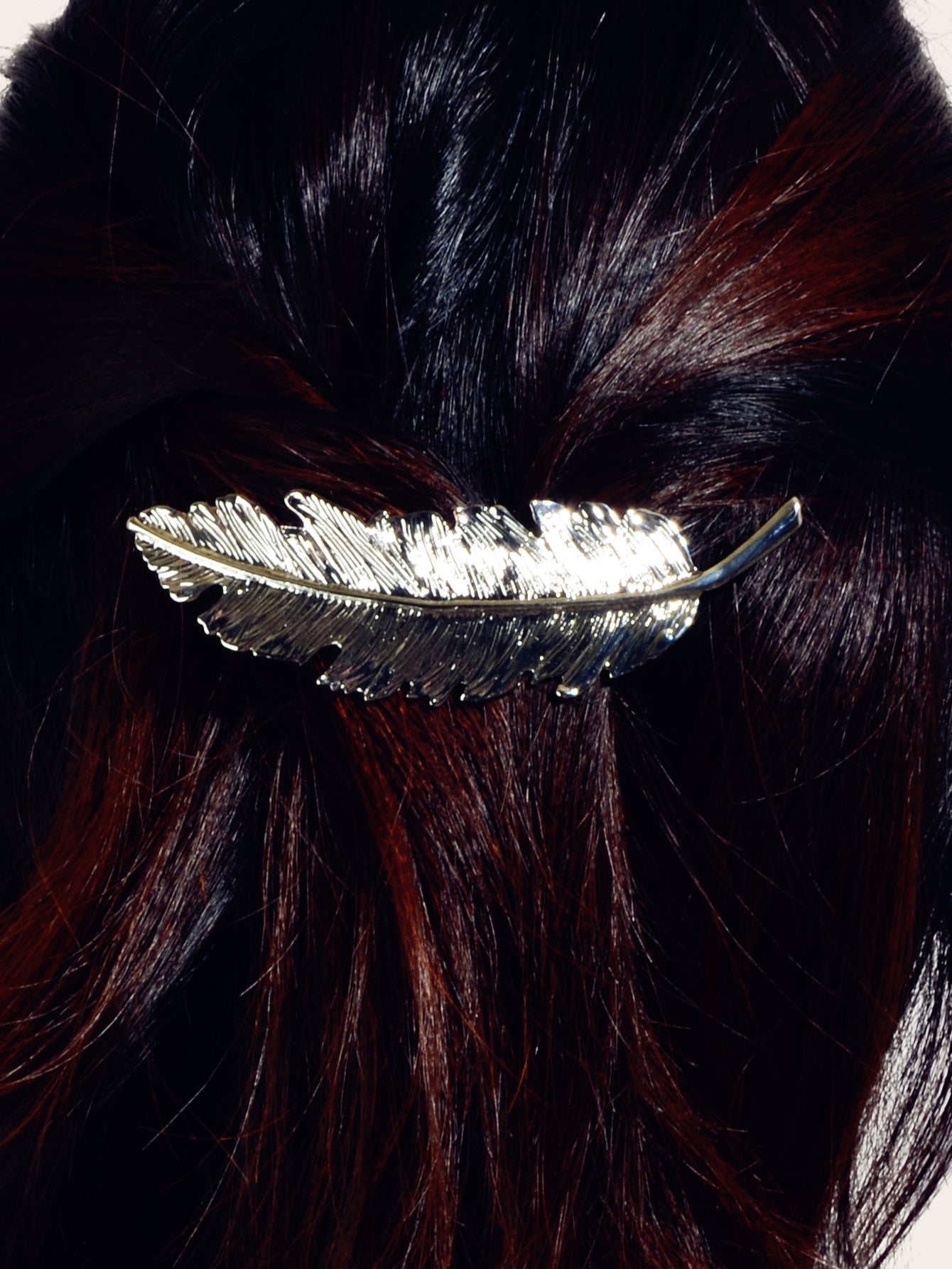 Hair Accessories Gold Silver Feather Metal Hairgrips Hair Clips Hair