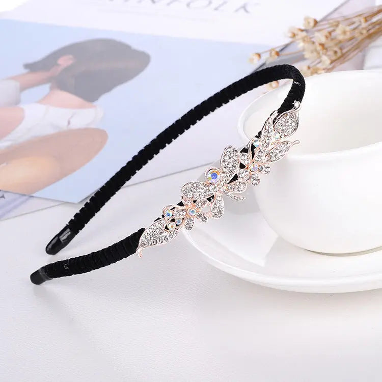 Rhinestone Bow Headband For Women Head Accessories My Store