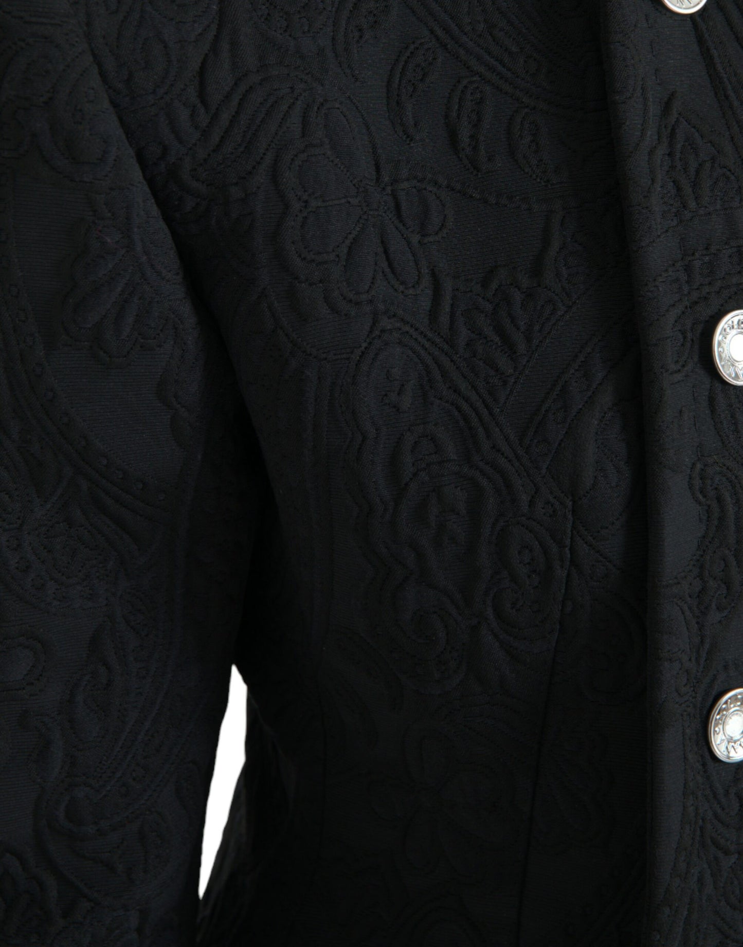 Dolce & Gabbana Black Double Breasted Blazer Coat Jacket