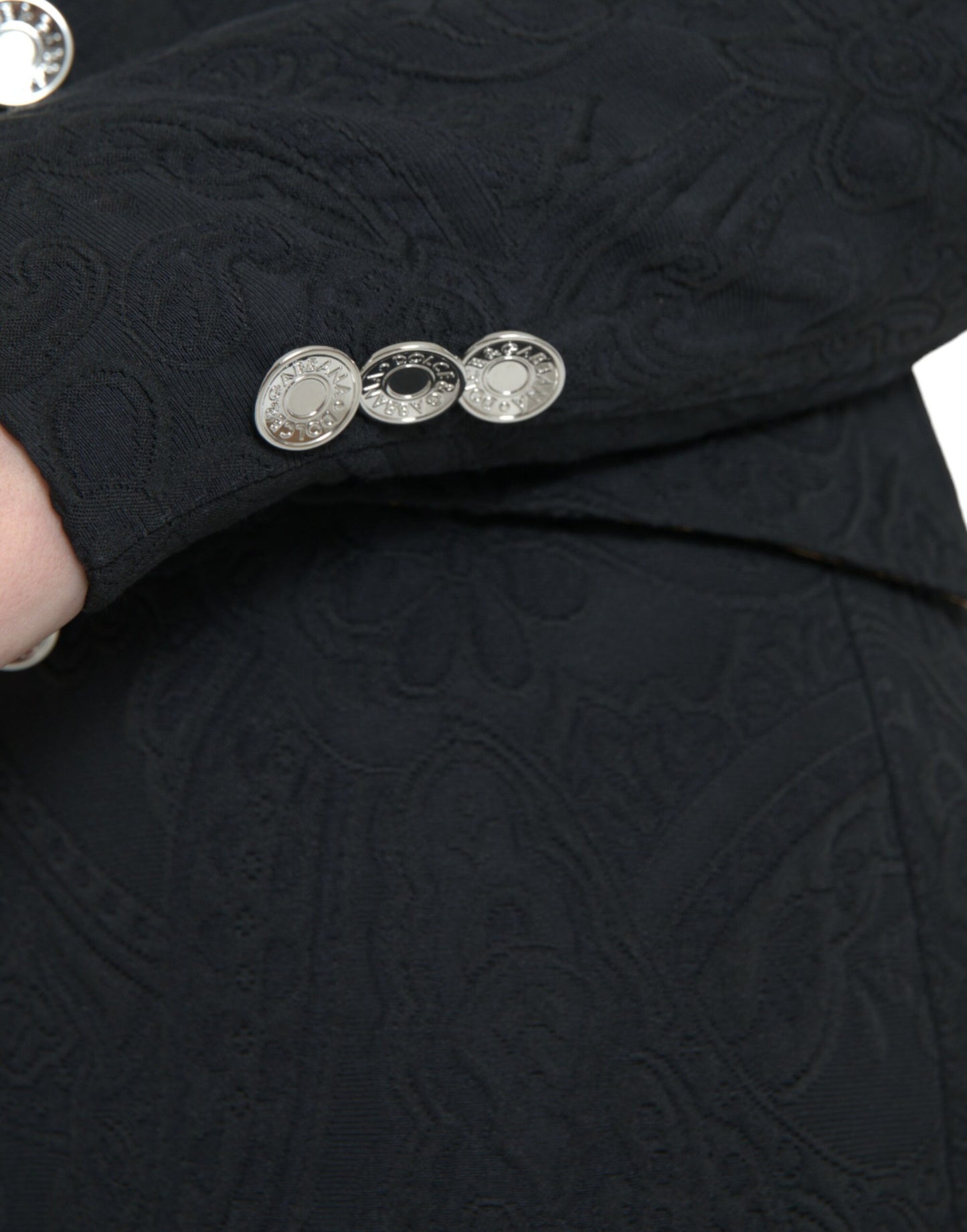 Dolce & Gabbana Black Double Breasted Blazer Coat Jacket