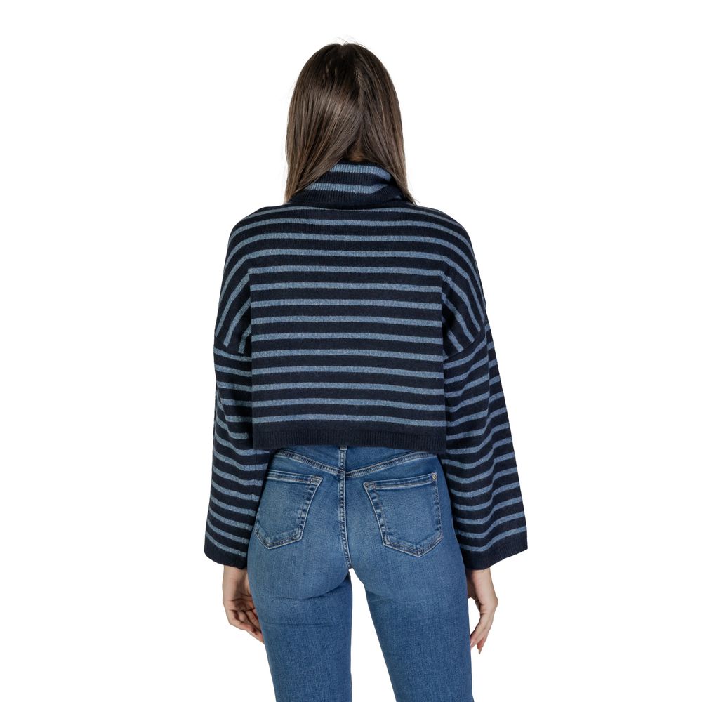 Only Blue Marabou Sweater