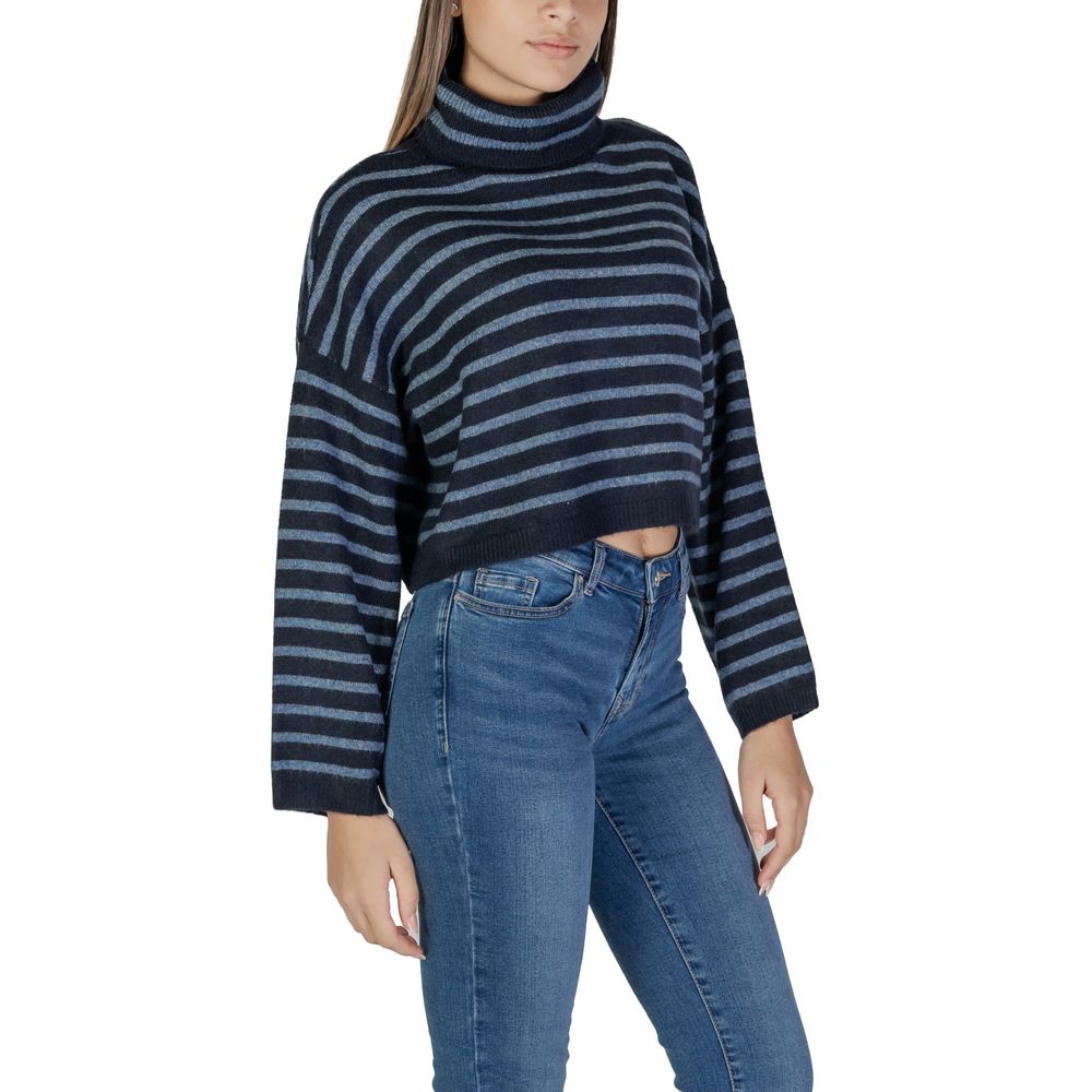Only Blue Marabou Sweater