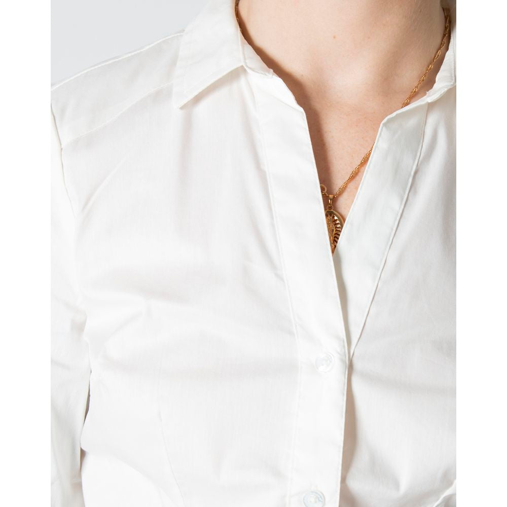 Vero Moda Cream Cotton Bodysuit