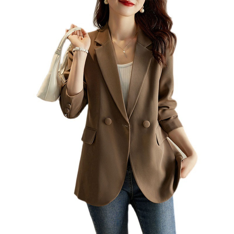 High-Grade Small Suit Jacket Women's Long Sleeve