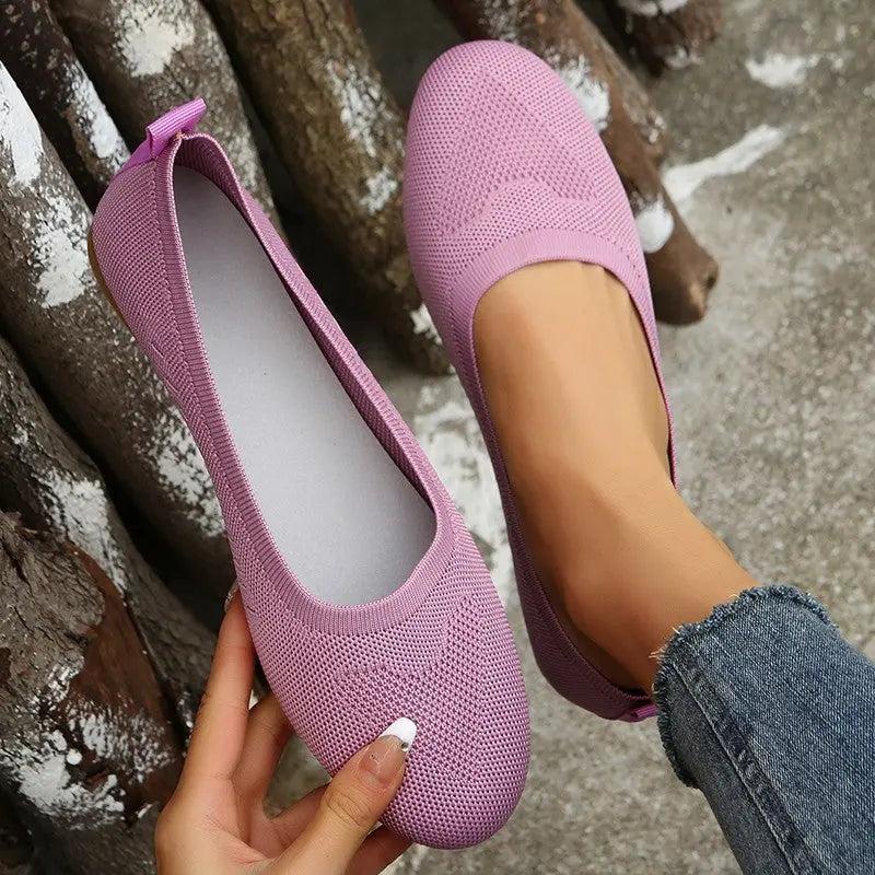 Women's Loafers Casual Slip On Mesh Shoes Flats My Store