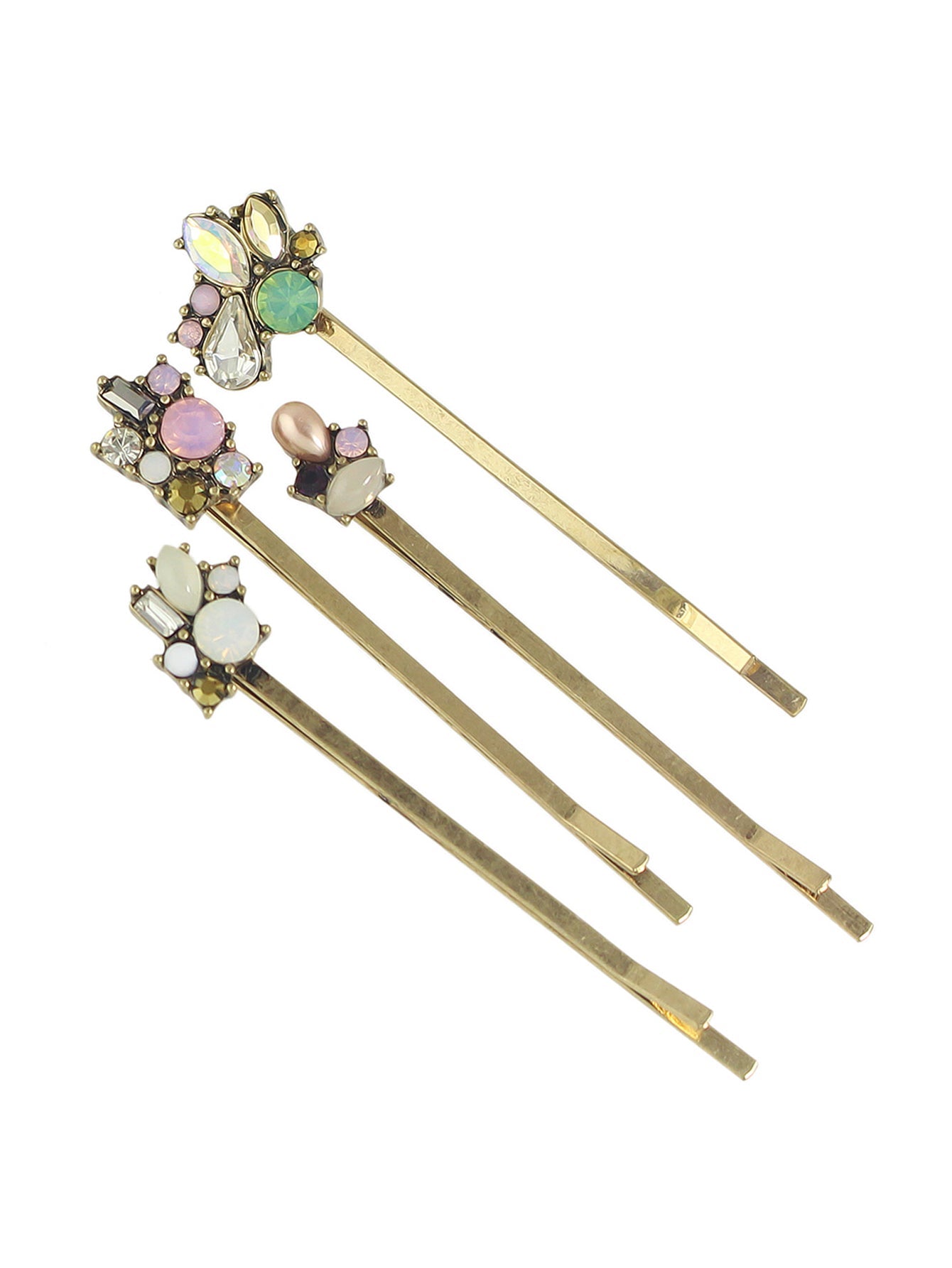 4 pcs Hair Accessories Colorful Flower Hair Clips Hair Barrettes