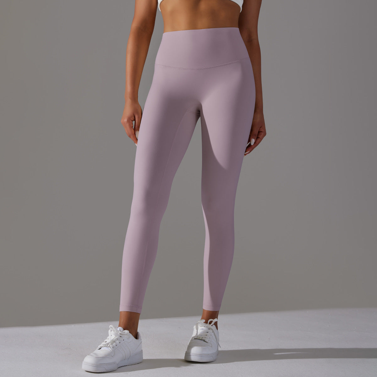 Double-sided Sanding Nude Feel Breathable Cropped Pants Hip Lifting Peach Sports Fitness Yoga Pants