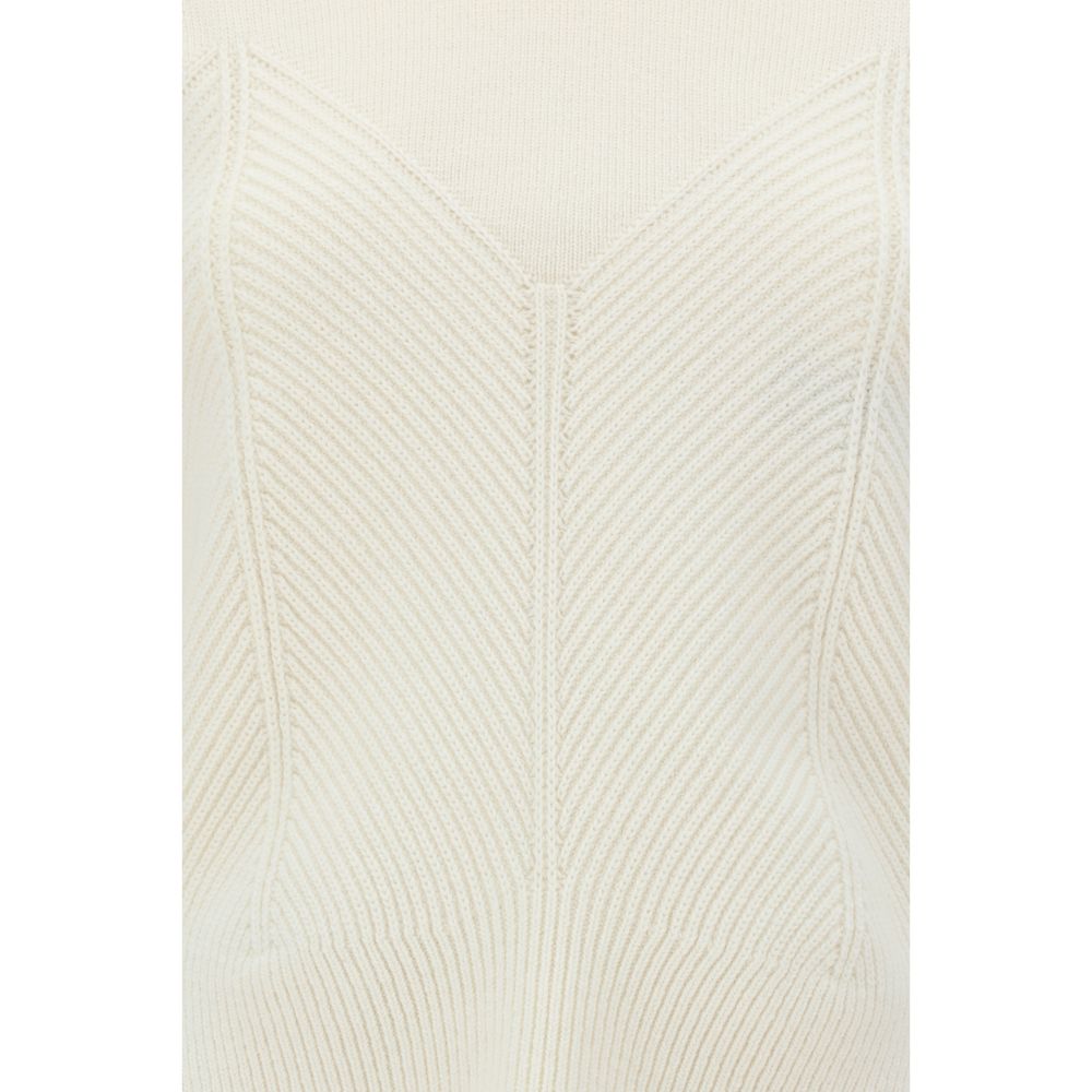 Alexander McQueen Chevron Corset Sweater