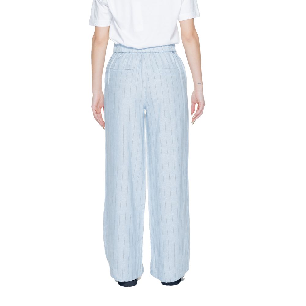 Vero Moda Blue Linen Pant