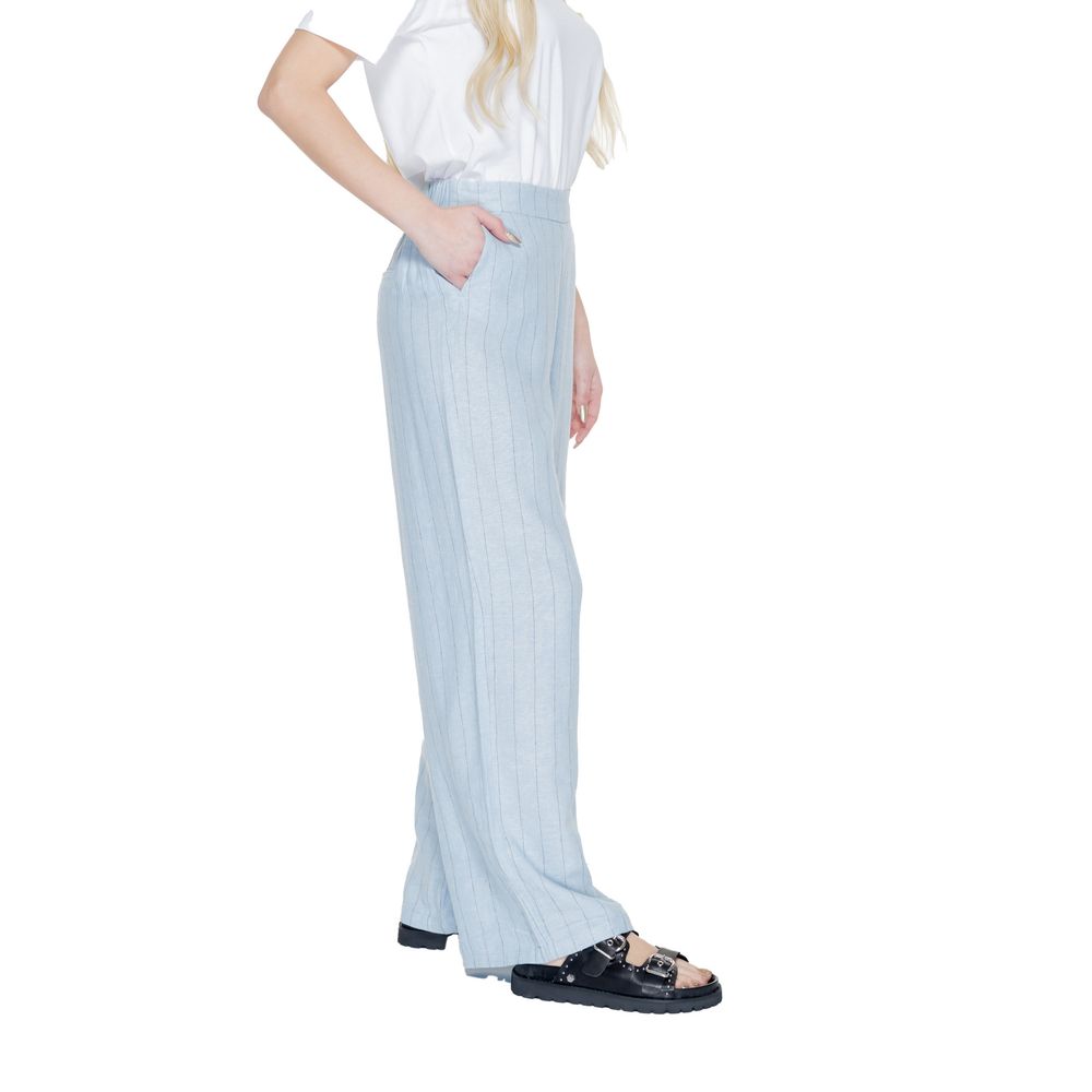 Vero Moda Blue Linen Pant