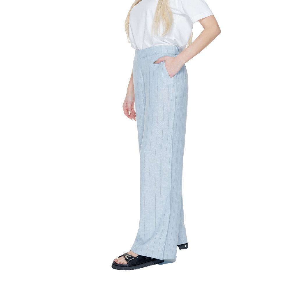 Vero Moda Blue Linen Pant