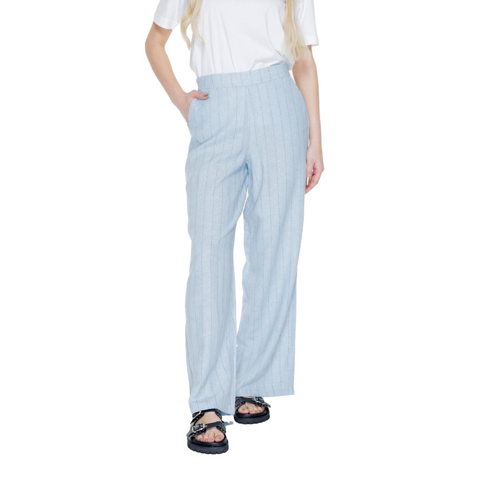 Vero Moda Blue Linen Pant