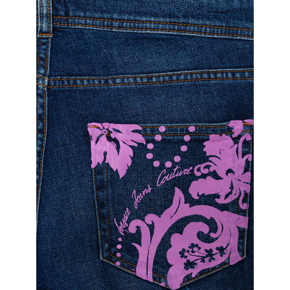 Versace Jeans Blue Cotton Jeans Denim