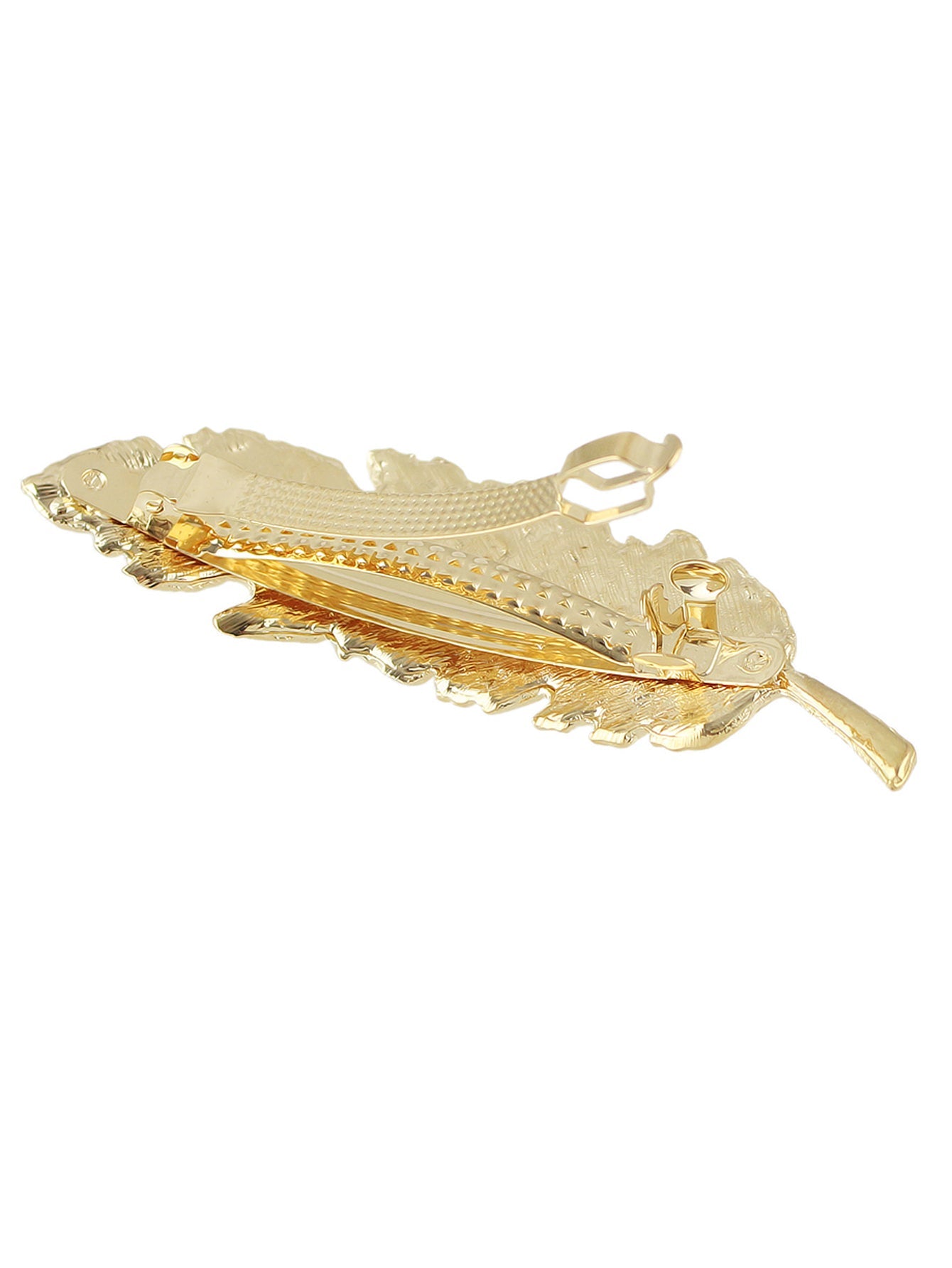 Hair Accessories Gold Silver Feather Metal Hairgrips Hair Clips Hair