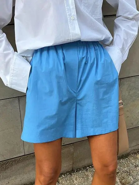 Women's Simple Temperamental All-match High Waist Straight Pants My Store