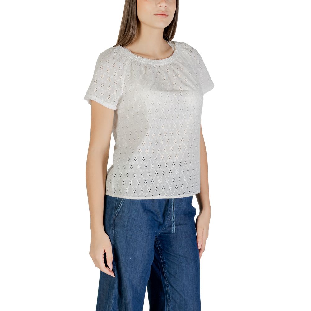 Street One White Cotton Blouse