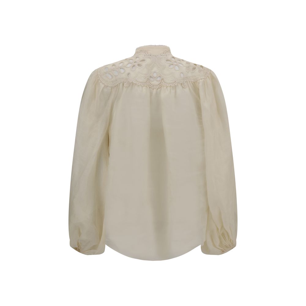 Zimmermann Embroidered Coco Blouse