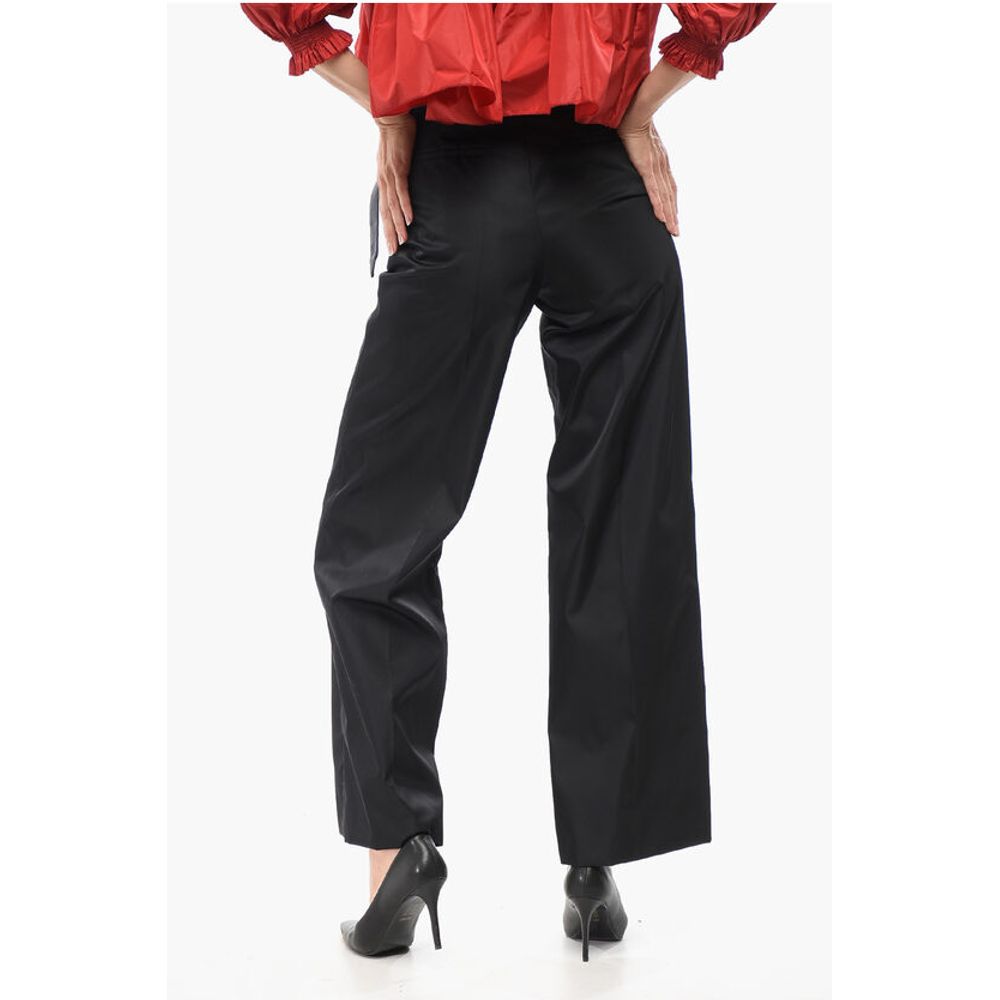 Prada Re-nylon Straight Pants with Logoed Belt