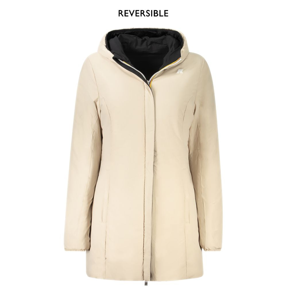 K-WAY Black Nylon Jackets & Coat