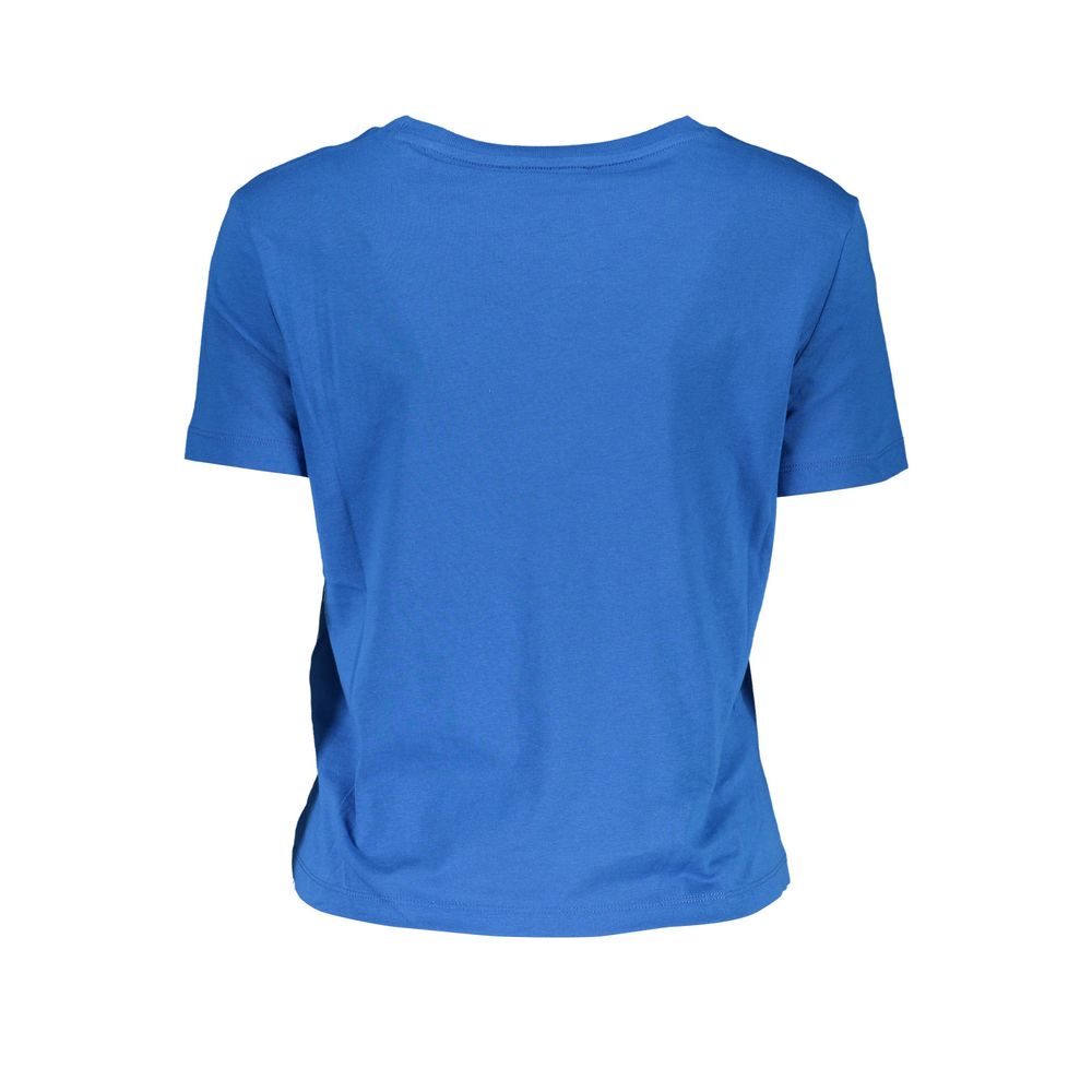 Guess Jeans Blue Cotton Tops & T-Shirt