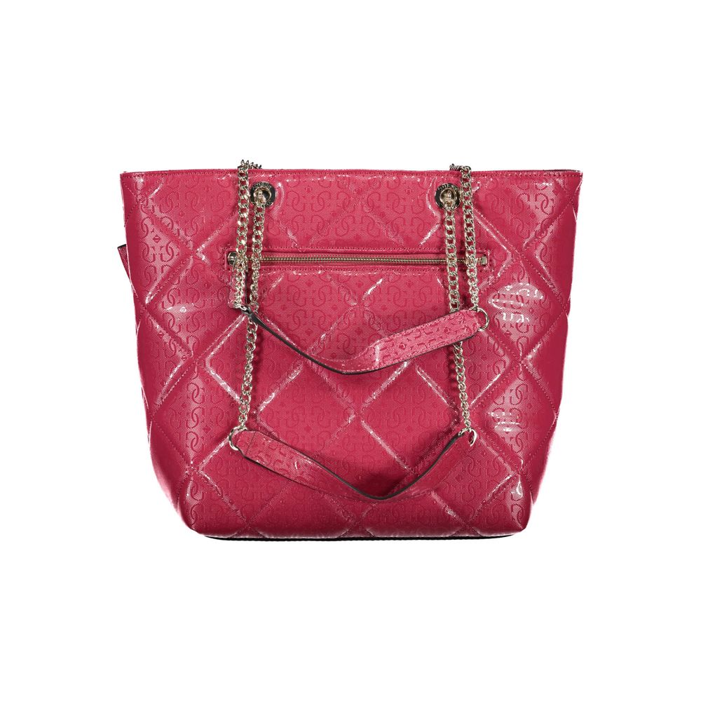 Guess Jeans Pink Polyethylene Handbag