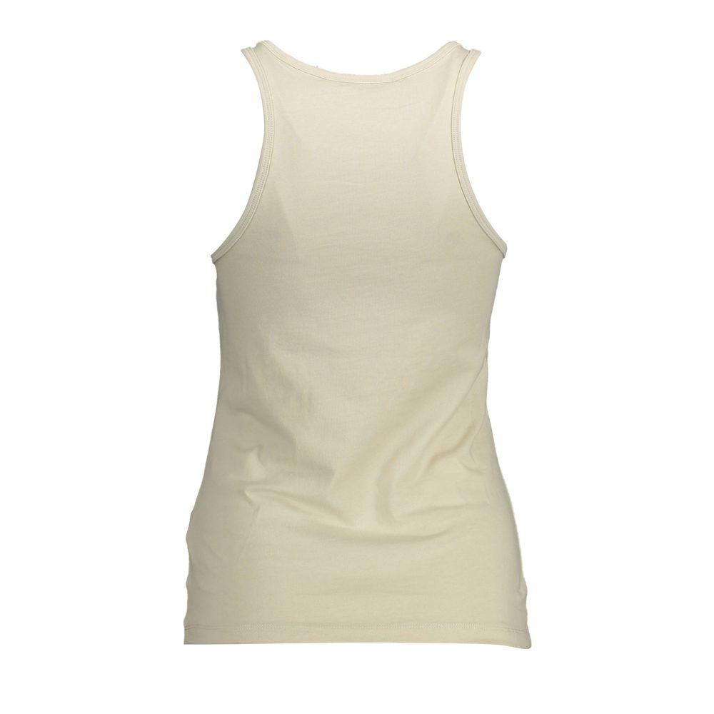 Calvin Klein Beige Cotton Tops & T-Shirt