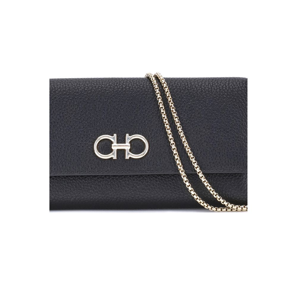 Ferragamo Wallet with chain shoulder strap