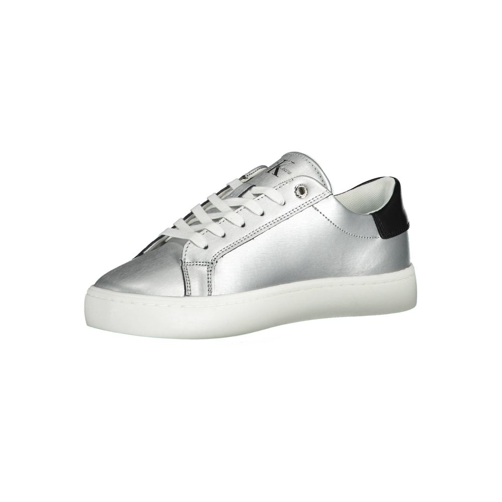 Calvin Klein Gray Cotton Sneaker
