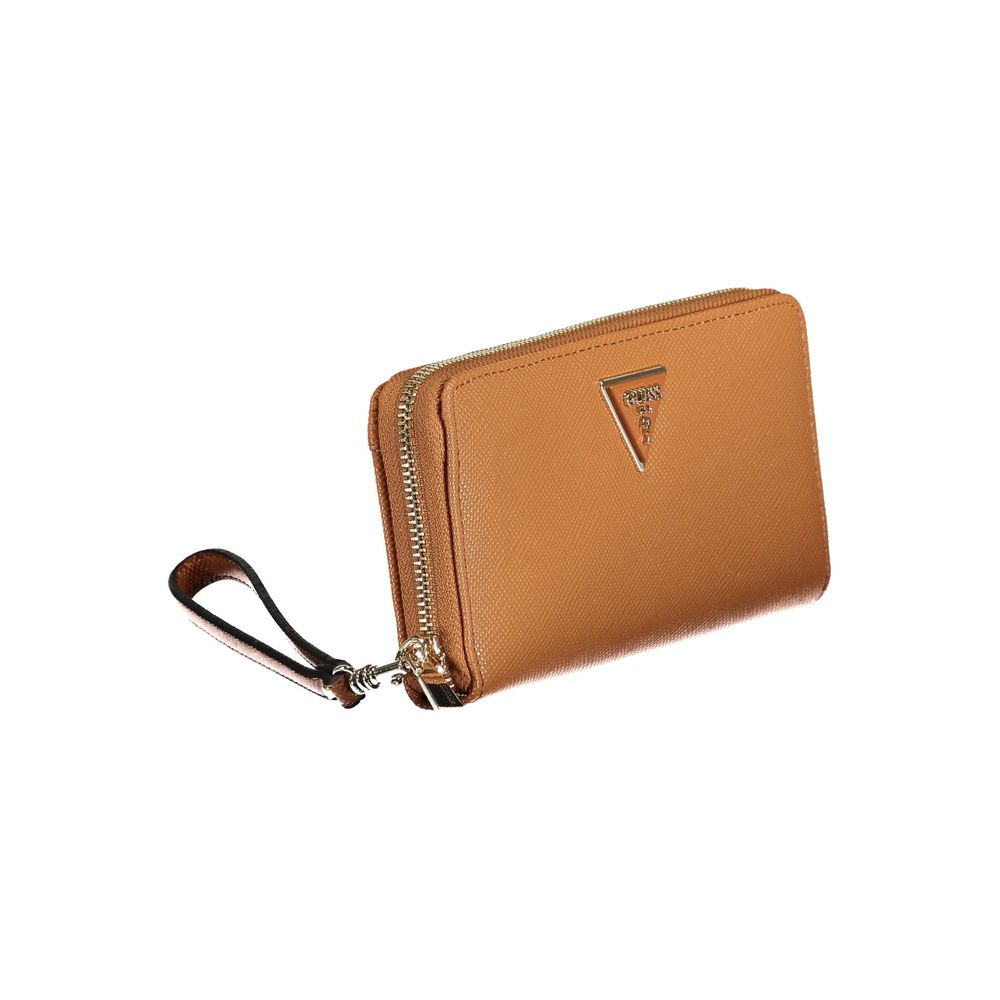 Guess Jeans Brown Polyethylene Wallet