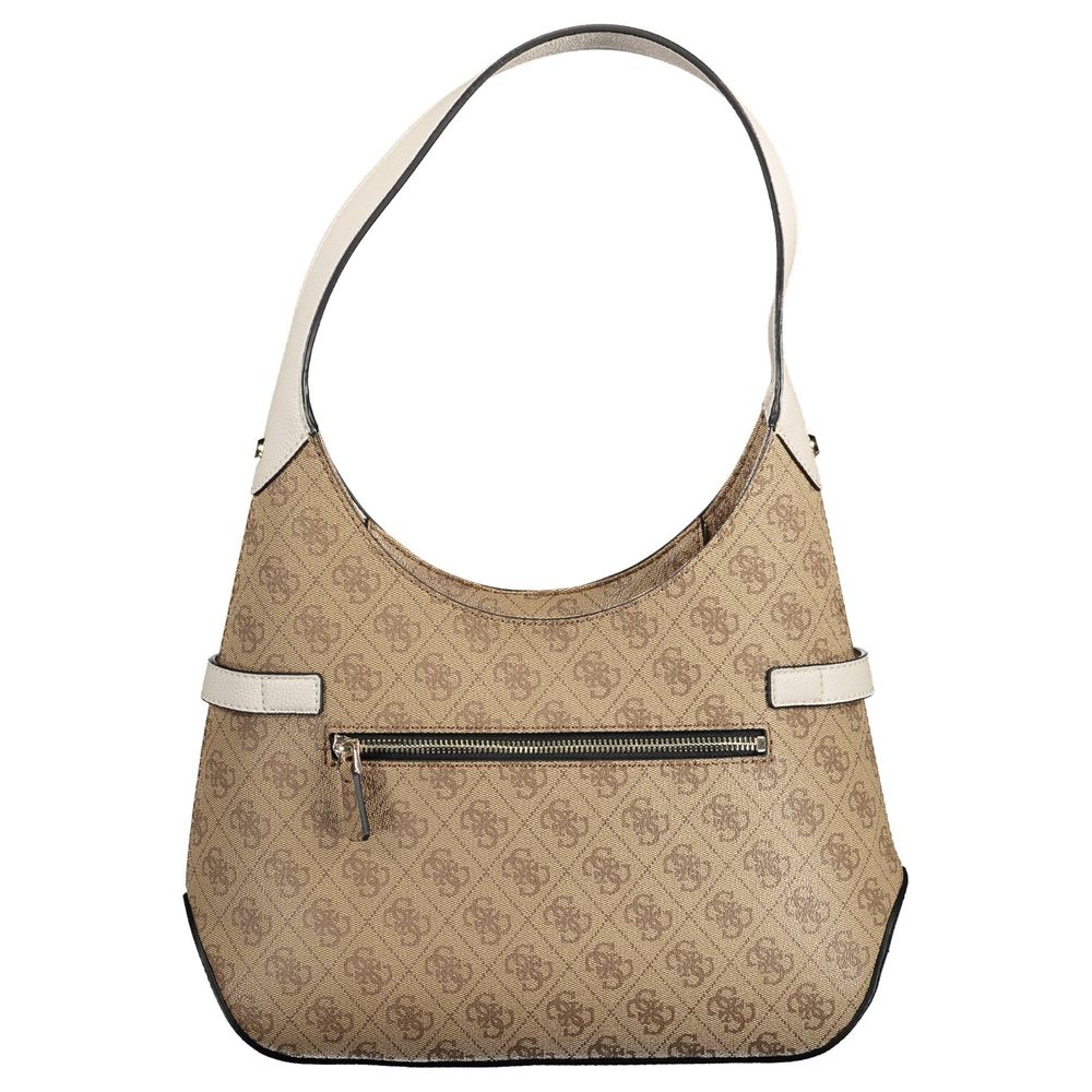 Guess Jeans Beige Polyethylene Handbag