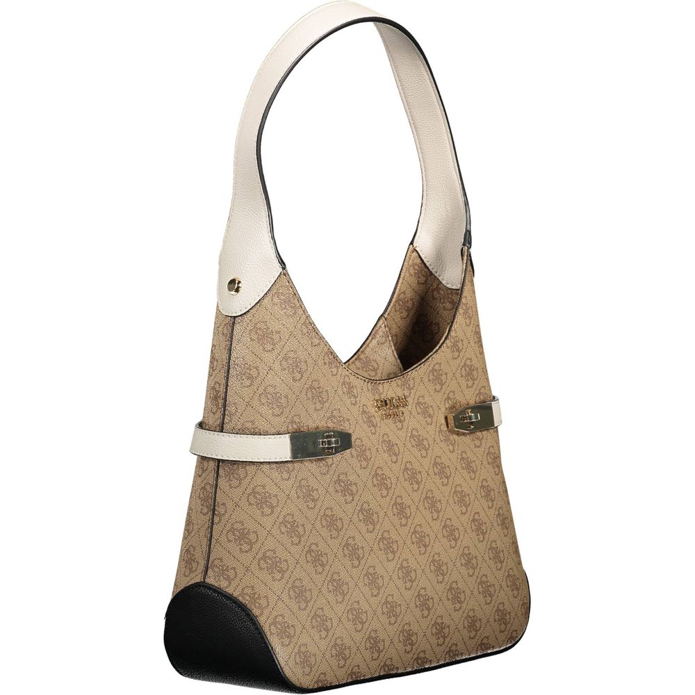 Guess Jeans Beige Polyethylene Handbag