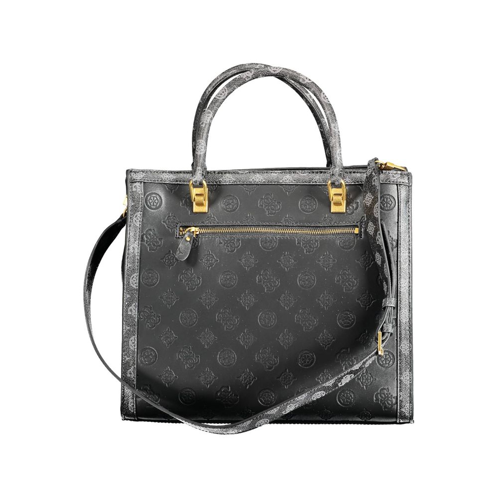 Guess Jeans Black Polyethylene Handbag