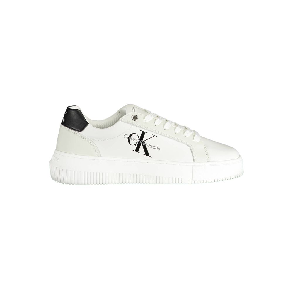 Calvin Klein White Polyester Sneaker