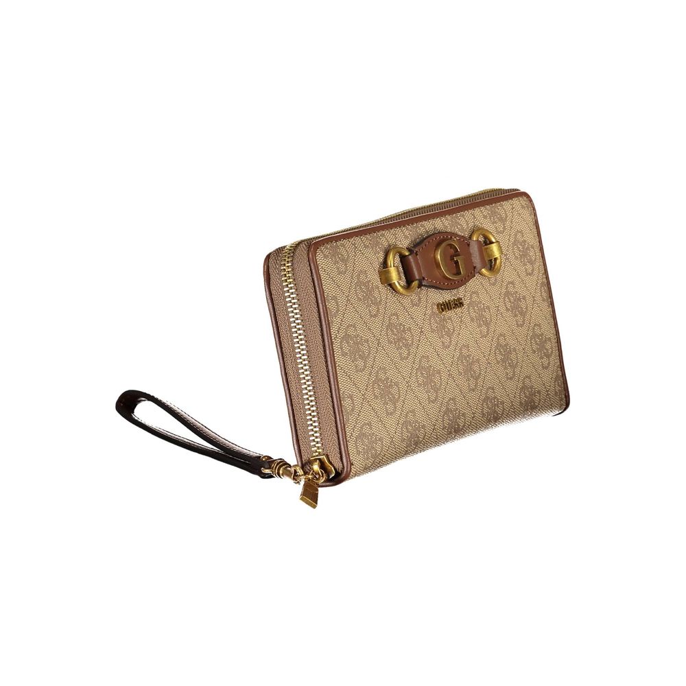 Guess Jeans Beige Polyethylene Wallet