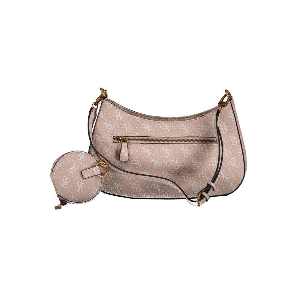 Guess Jeans Pink Polyethylene Handbag