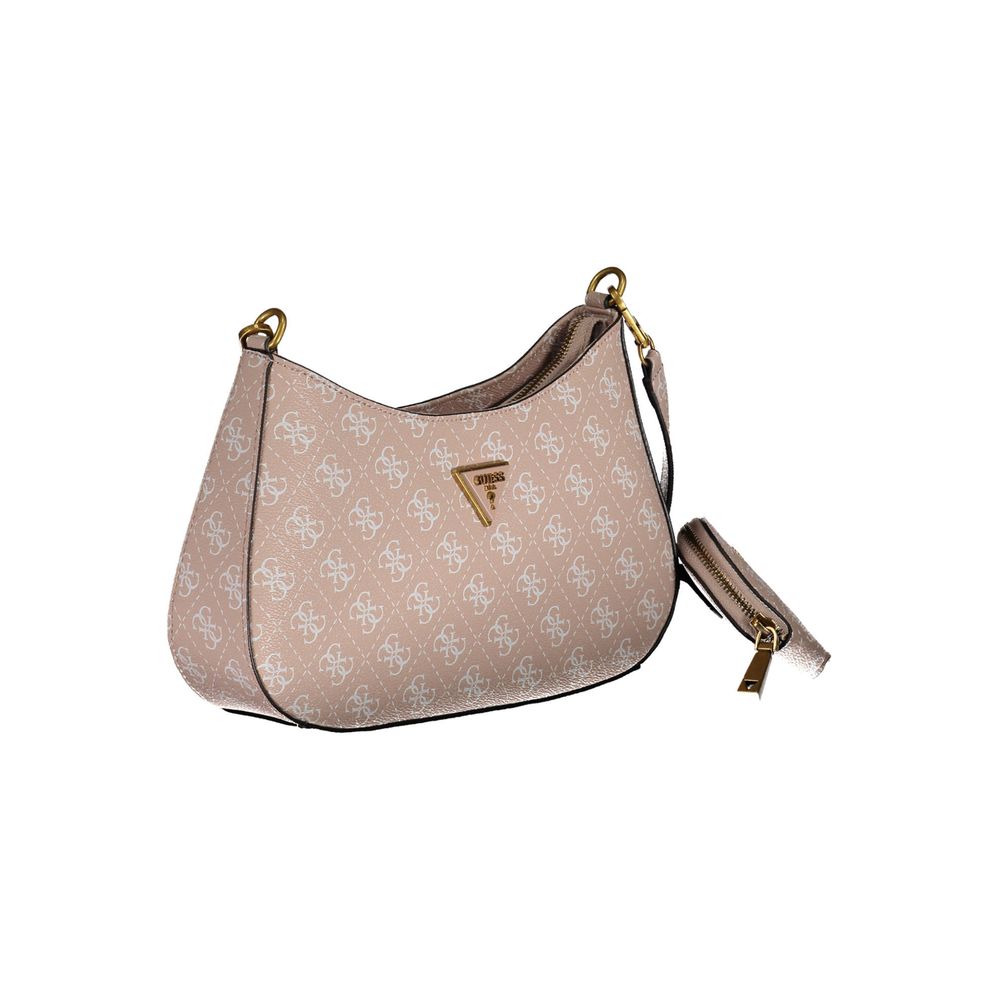 Guess Jeans Pink Polyethylene Handbag