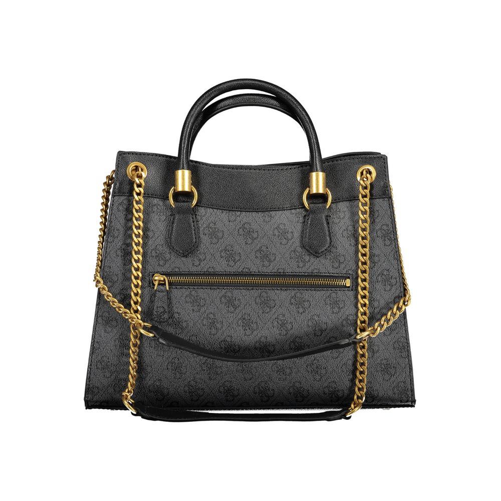 Guess Jeans Black Polyethylene Handbag