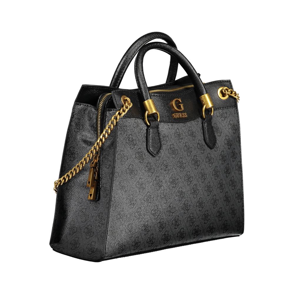 Guess Jeans Black Polyethylene Handbag
