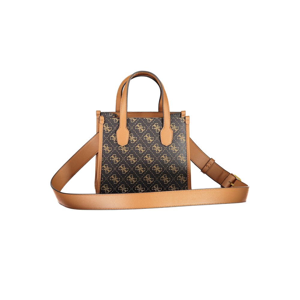 Guess Jeans Brown Polyethylene Handbag