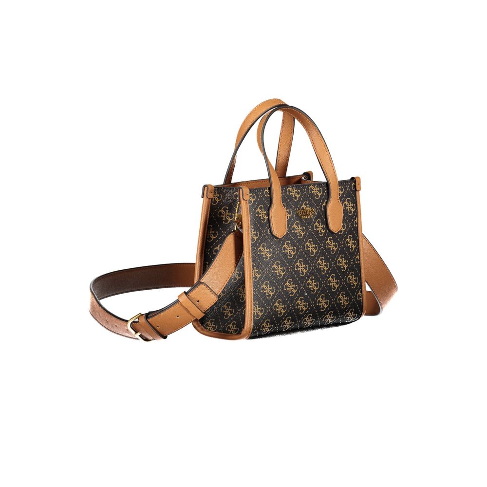 Guess Jeans Brown Polyethylene Handbag