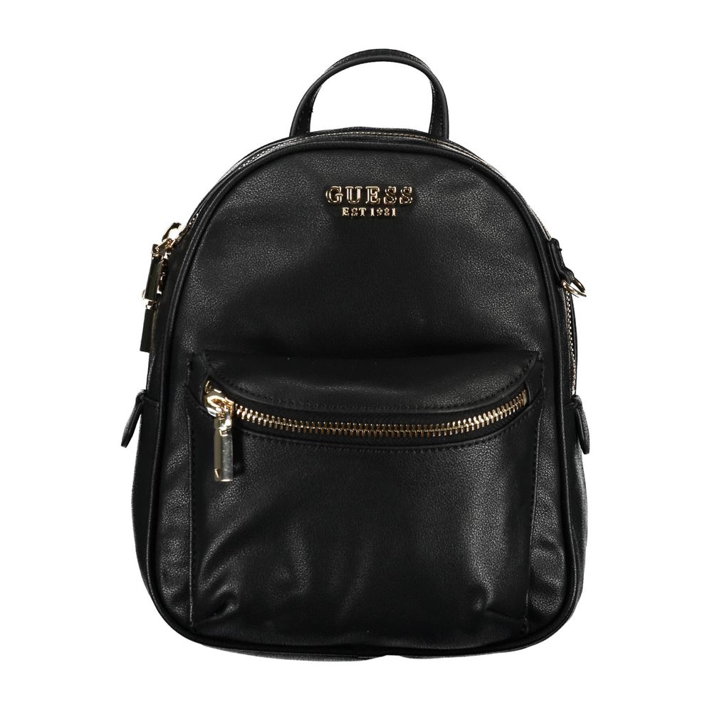 Guess Jeans Black Polyethylene Backpack